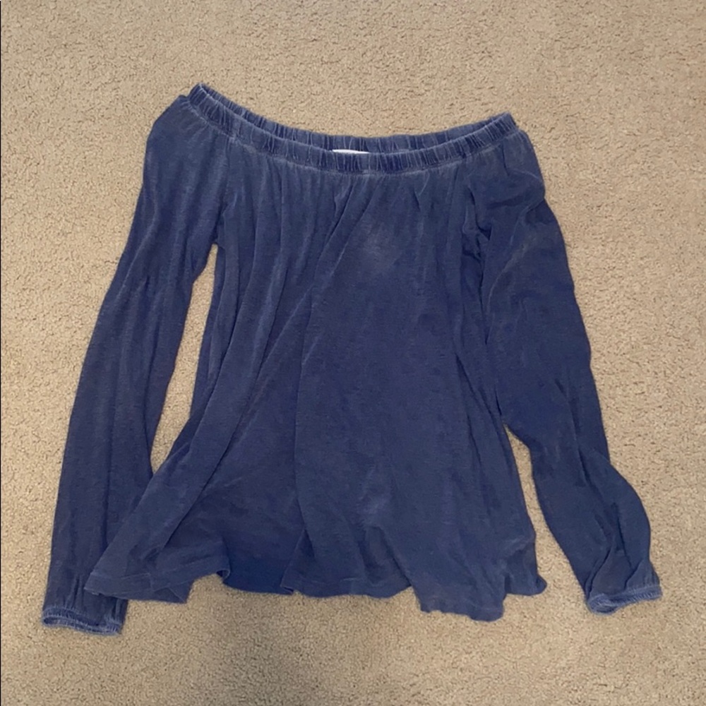 cute half off-shoulder top